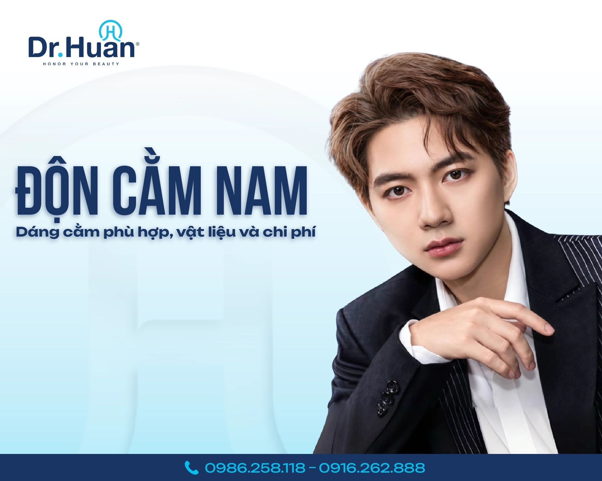 độn cằm cho nam