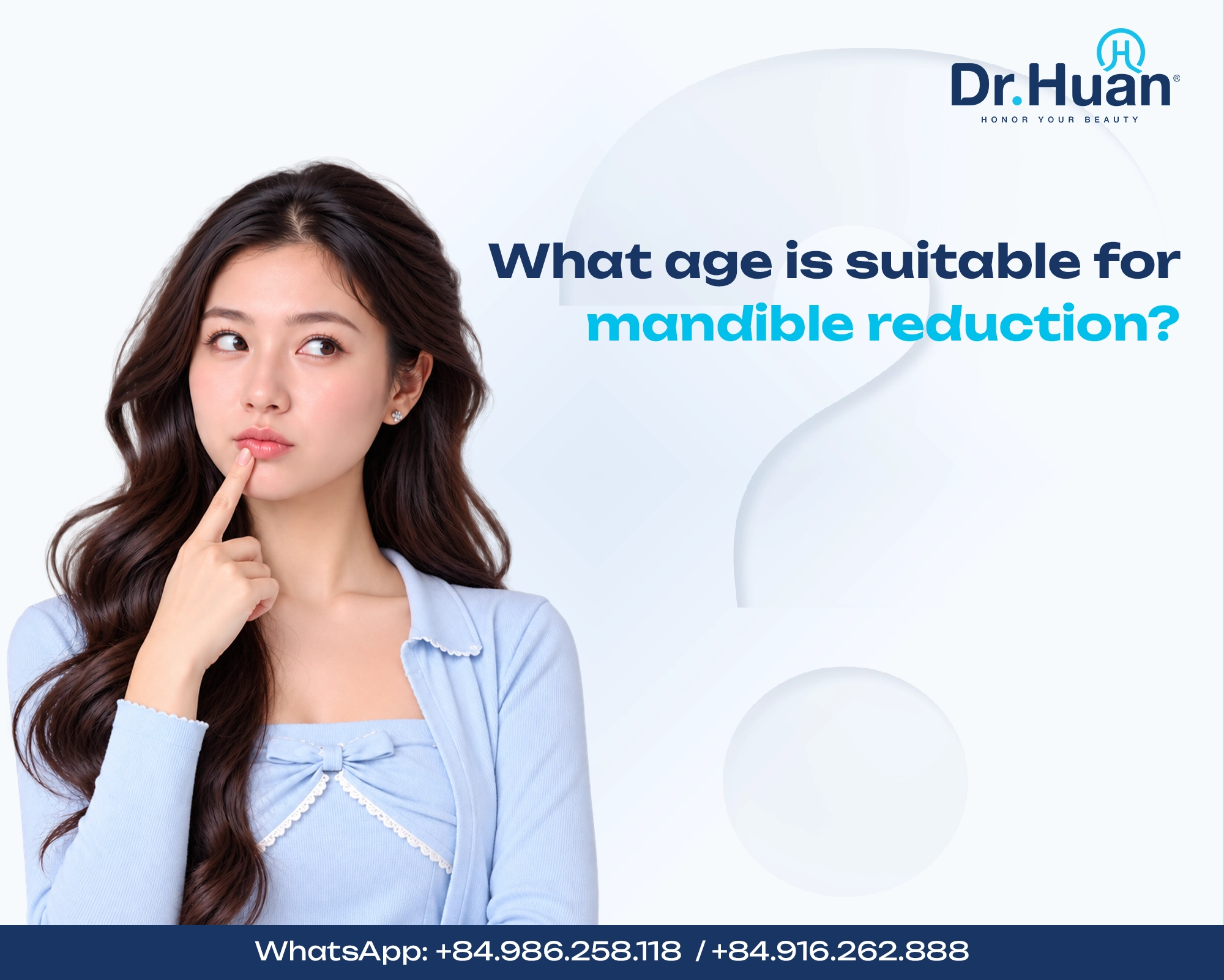 What age is suitable for mandible reduction? mandible reduction age